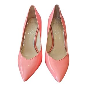 Jessica Simpson Women's High Heel Pointy Toes Salmon Pink Size 8.5M JP-HANEH